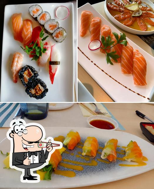 Ordina le varie opzioni di sushi