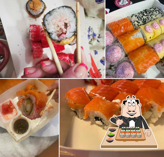 Попробуйте разные виды суши