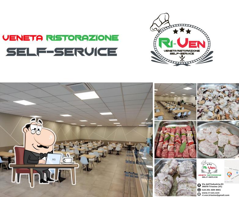 Gli interni di Ri-Ven Veneta Ristorazione Self-Service