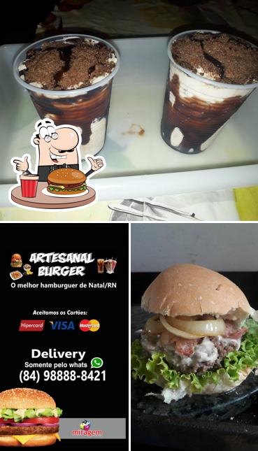 Hambúrguer em Artesanal Burger Natal-RN