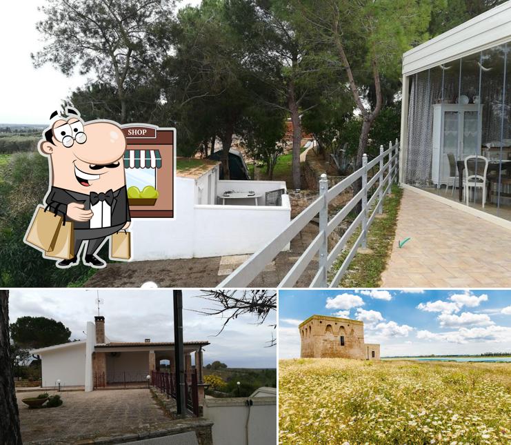 Puoi goderti l'aria fresca dal dehors di Agriturismo Masseria Le Terrazze di Serranova, Wellness SPA tra Ostuni, Brindisi, Torre Guaceto, Salento