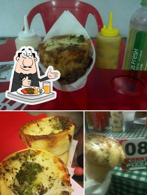 Comida em American Cone Pizza