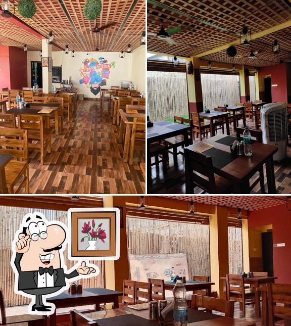 The interior of Dhaba Stories