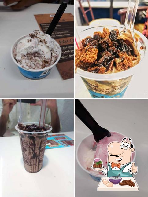 DNS Dessert N Shakes offers a selection of sweet dishes