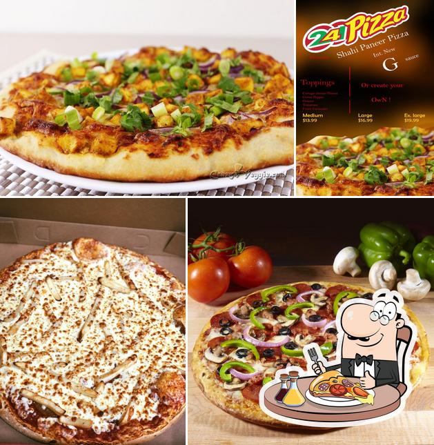 Pick different kinds of pizza