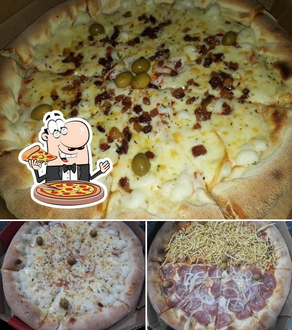 Escolha pizza no Pizza Gourmet