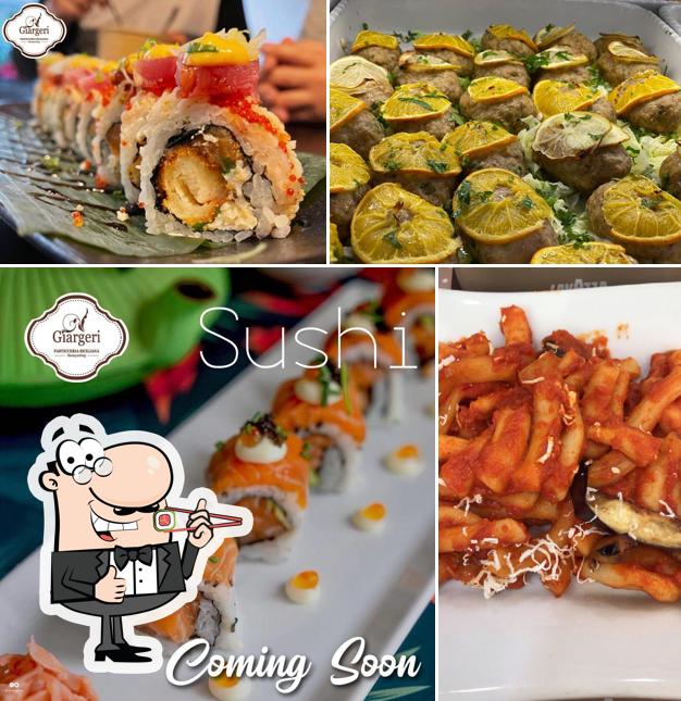 Prova le varie opzioni di sushi