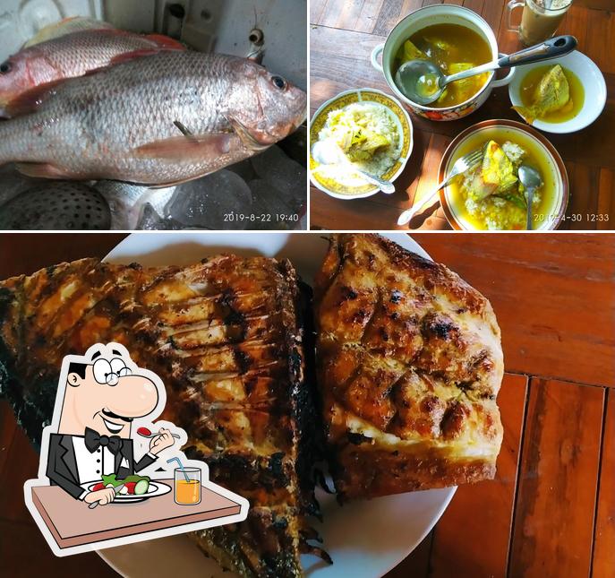 Food at Ikan Bakar Bu sumari Baratte pantai bandengan