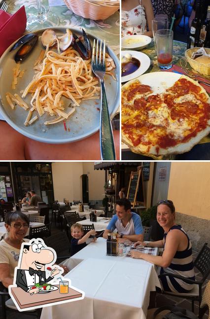 Questa è la immagine che mostra la cibo e interni di Ristorante La Tana Del Luccio