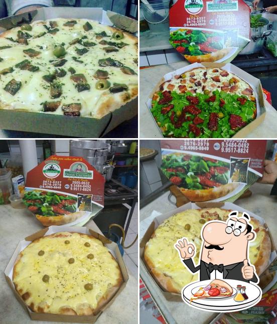 Escolha diversos tipos de pizza