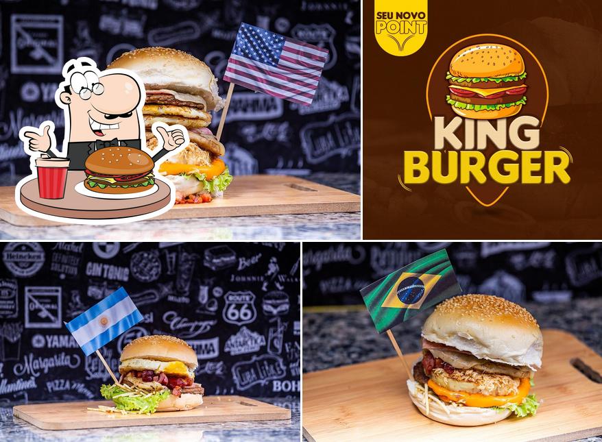 Peça um hambúrguer no King burger