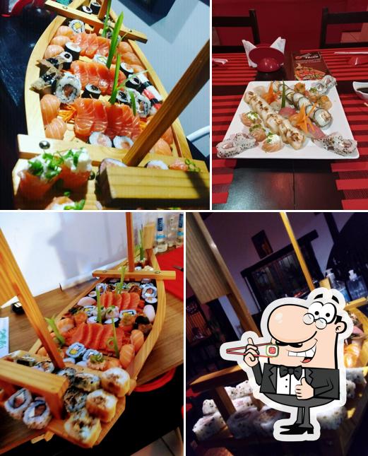 Escolha diversas opções de sushi