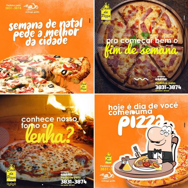 Peça diferentes estilos de pizza