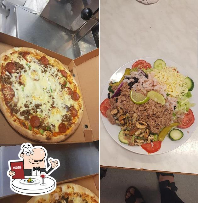 Food at Bari pizza