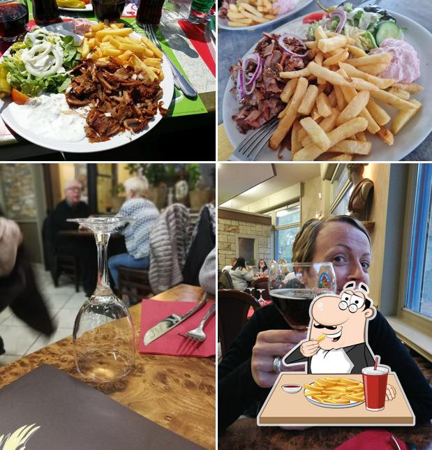 Dégustez des frites à Restaurant MYTHOS