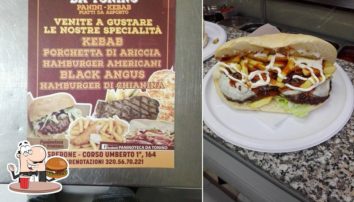 Prova un hamburger a Paninoteca Da Tonino