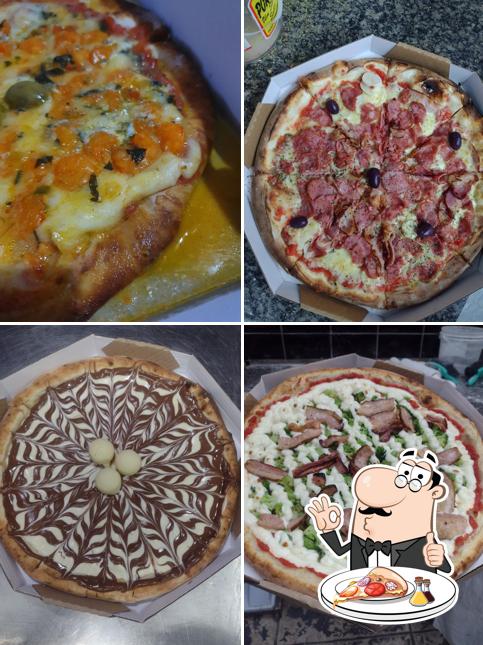 Consiga pizza no Bella Nonna Pizzaria e Esfiharia