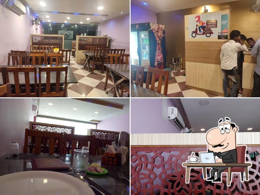 The interior of Sri Krishna Grand a/c Family Restaurant