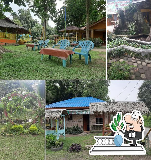 Enjoy the view at the outside area of Kebun Duku Restaurant