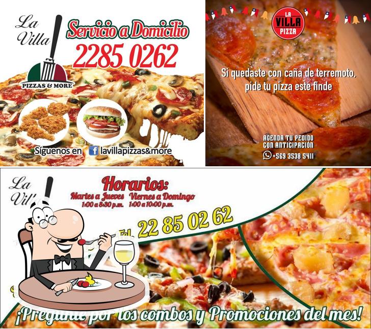Блюда в "La Villa pizzas & more"