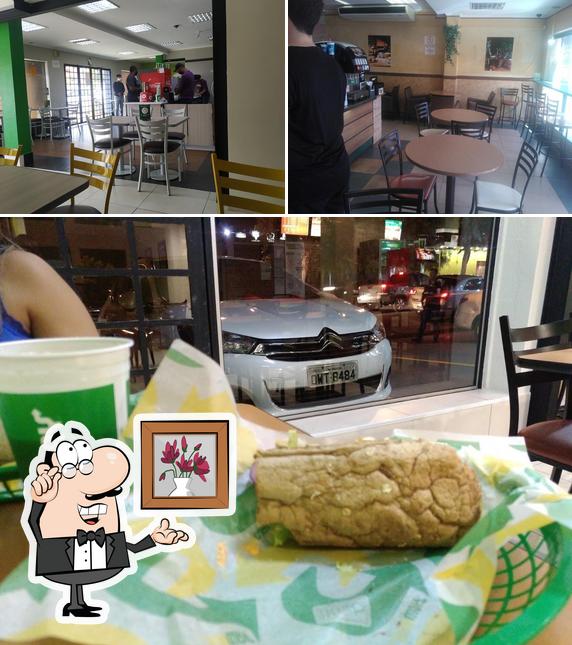 Veja imagens do interior do Subway