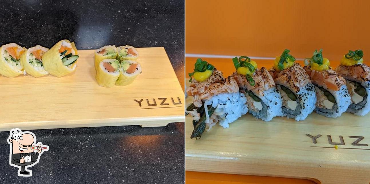 Les sushi sont servis à Yuzu sushi