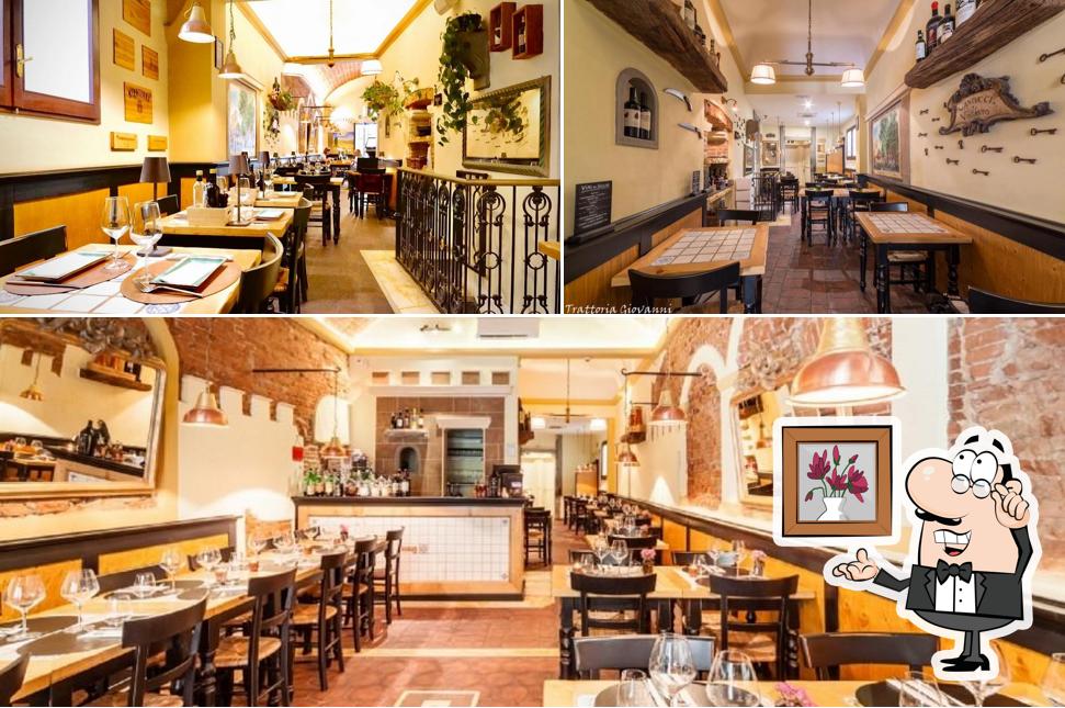 Gli interni di Trattoria Giovanni