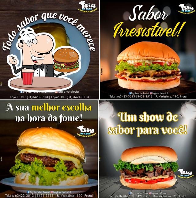 Consiga um hambúrguer no Big Lanches