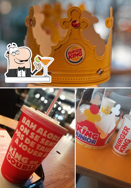 Burger King se distingue par sa boire et dessert