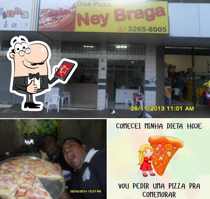 Look at this pic of Disk pizza ney braga Maringá PR