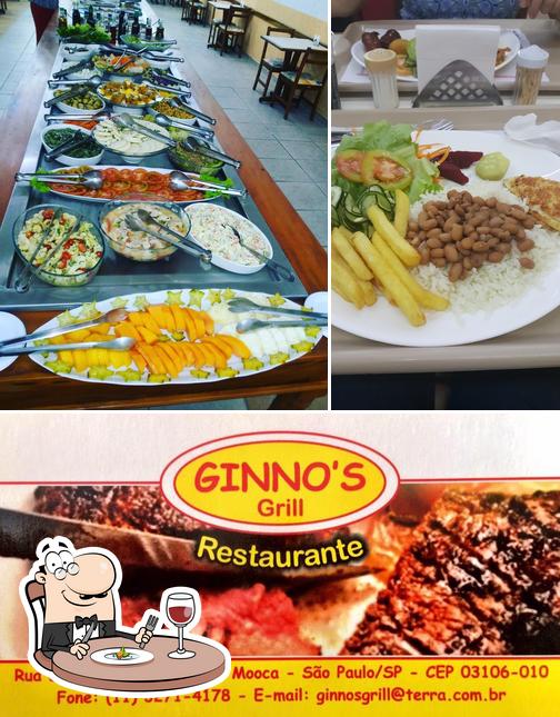 Comida em Ginnos Grill Restaurante