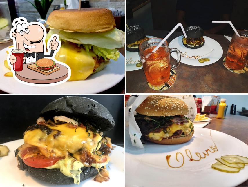 Delicie-se com um hambúrguer no Oleiro Burgers & Flavors