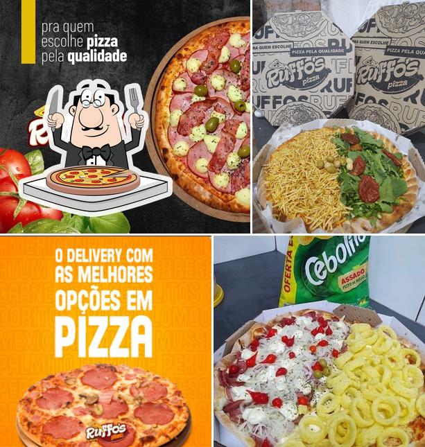 Consiga pizza no Ruffo's Pizza Delivery Matão - Unidade 1