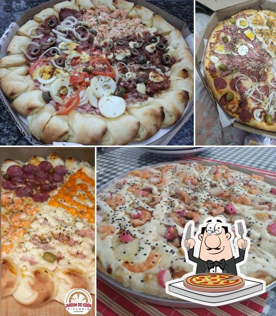 Peça pizza no JARDIM DO ÉDEN PIZZARIA