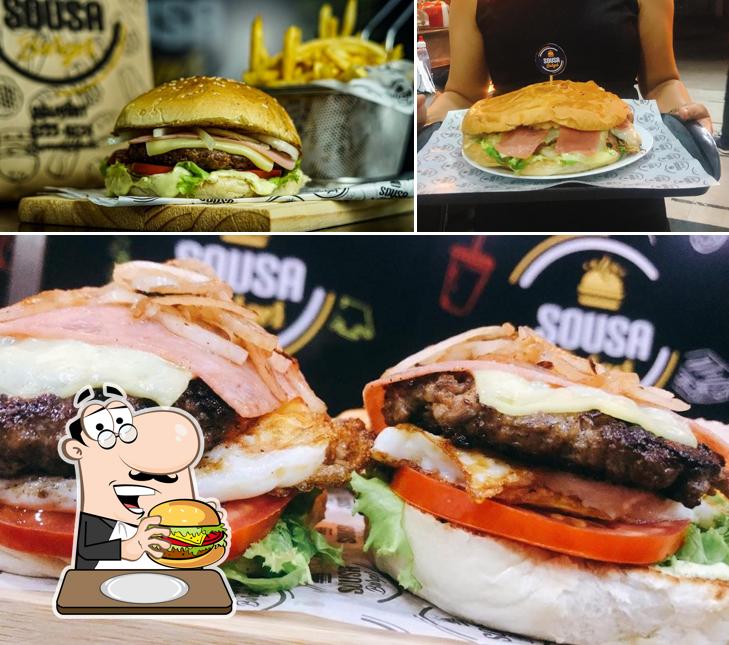 Experimente um hambúrguer no Sousa Burger