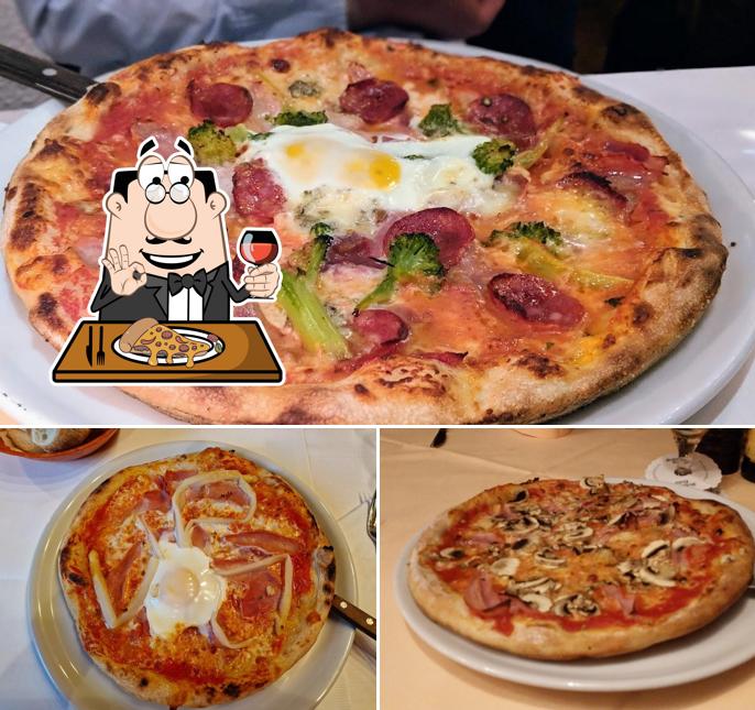 Choisissez des pizzas à Trattoria Da Franco