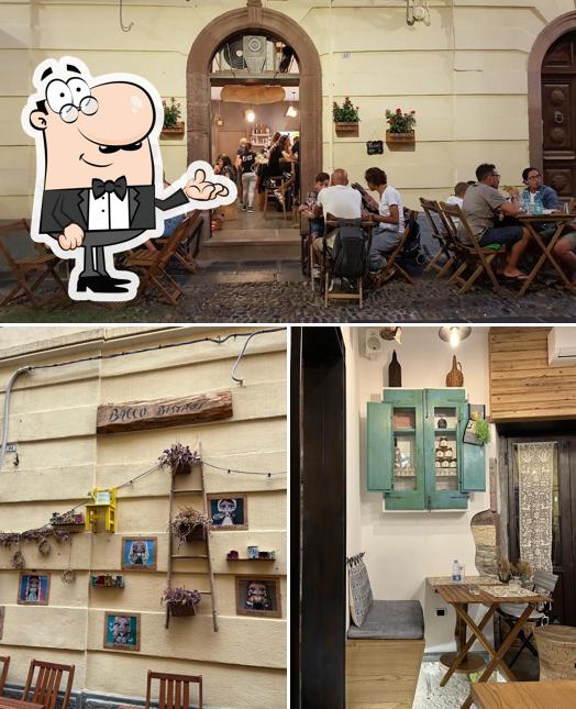 Gli interni di Bacco Bistrot