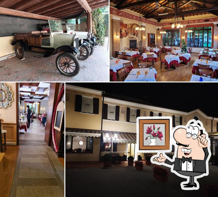 Gli interni di Antica Trattoria Ballotta