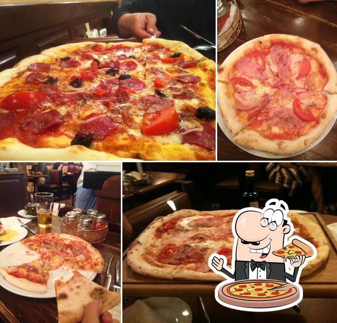 Kostet eine Pizza bei Mario's Trattoria