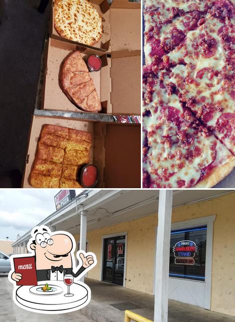 Bambino's Pizza se distingue por su comida y exterior