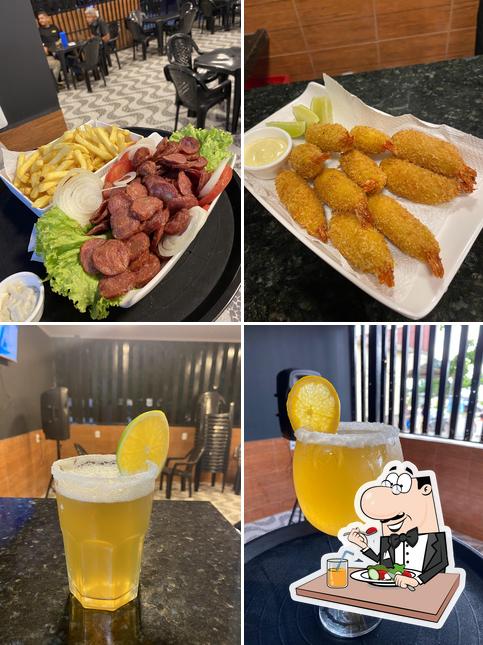 Confira a foto ilustrando comida e bebida no Bar Esquina 22