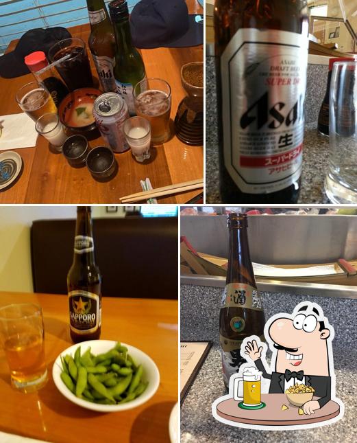 Hanami Sushi provides a range of beers
