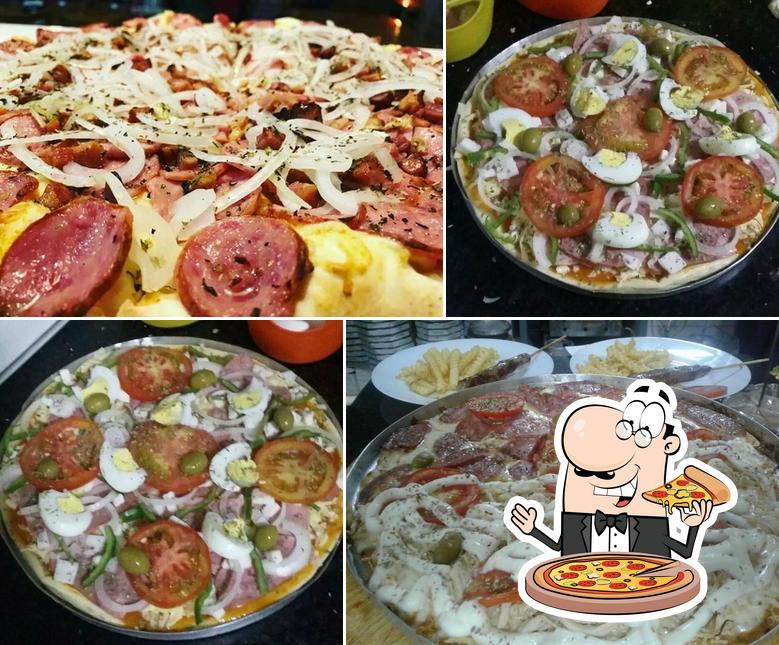 Experimente pizza no Haroldo Lanches & Pizzas