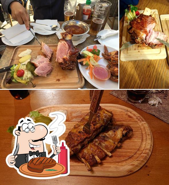Отведайте блюда из мяса в "Reštaurácia Pivnice u Kozla"
