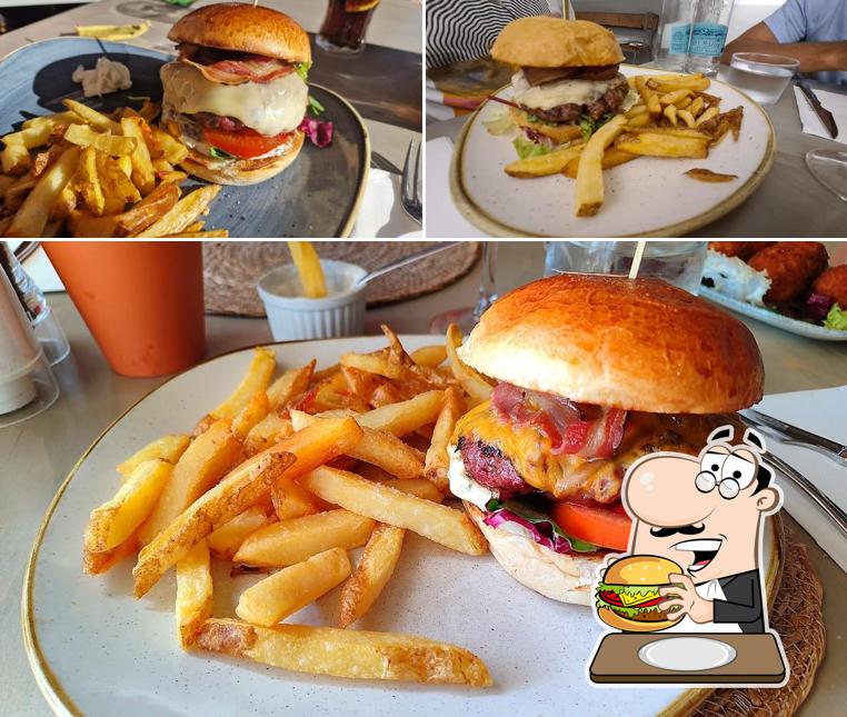 Treat yourself to a burger at Restaurante La Cabaña