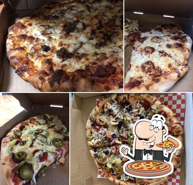 Order pizza at Eyman's Pizza