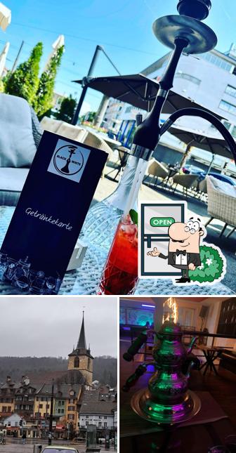 Gli esterni di Black and White Bar & Shisha Lounge