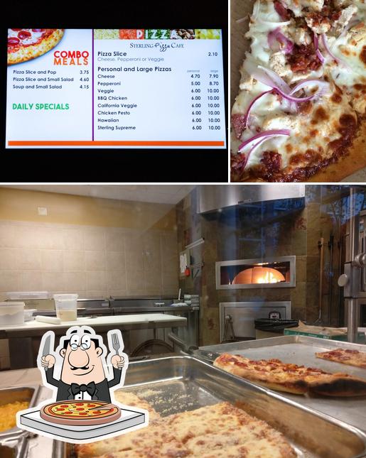 Get pizza at Sterling Pizza Cafe