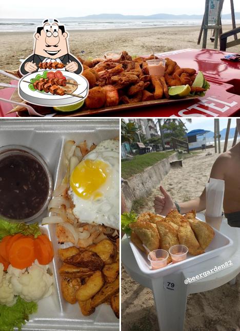 Comida em Beer Garden Petiscaria Meia Praia