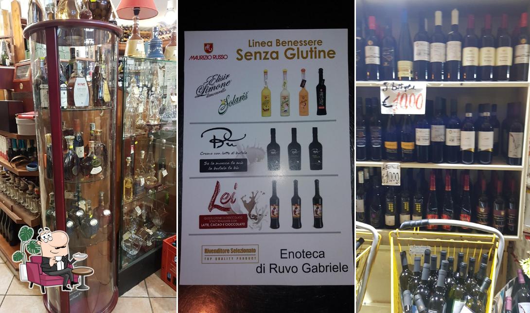 Gli interni di Enoteca Ruvo